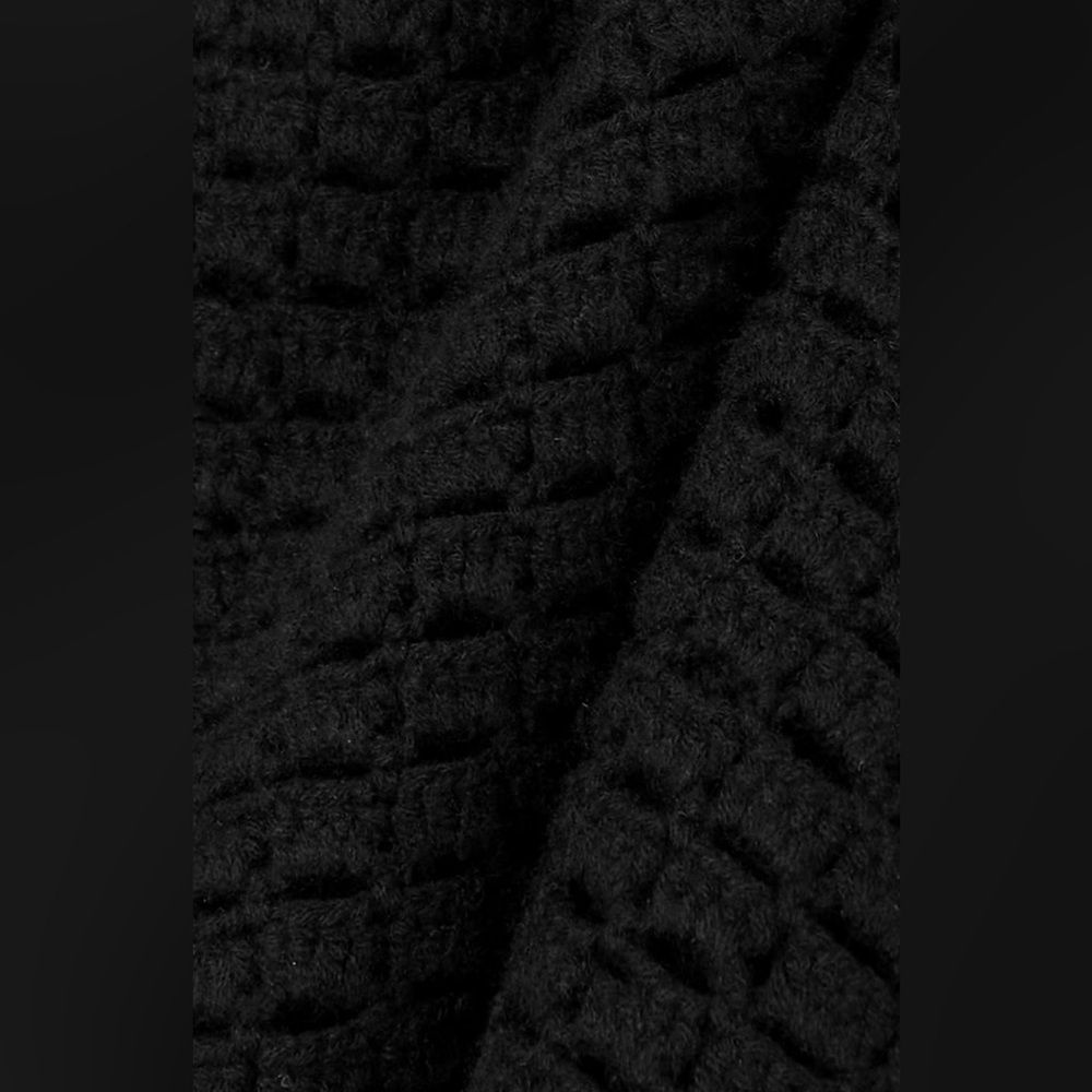 MADELEINE THOMPSON Alexia crochet-knit wool and cashmere-blend mini dress M - Picture 4 of 16